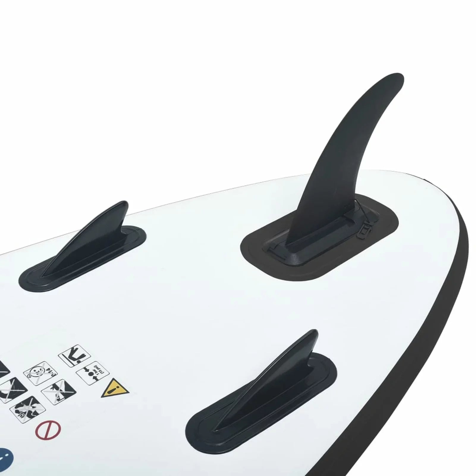 Maboto Inflatable Paddle Board Set Black and White