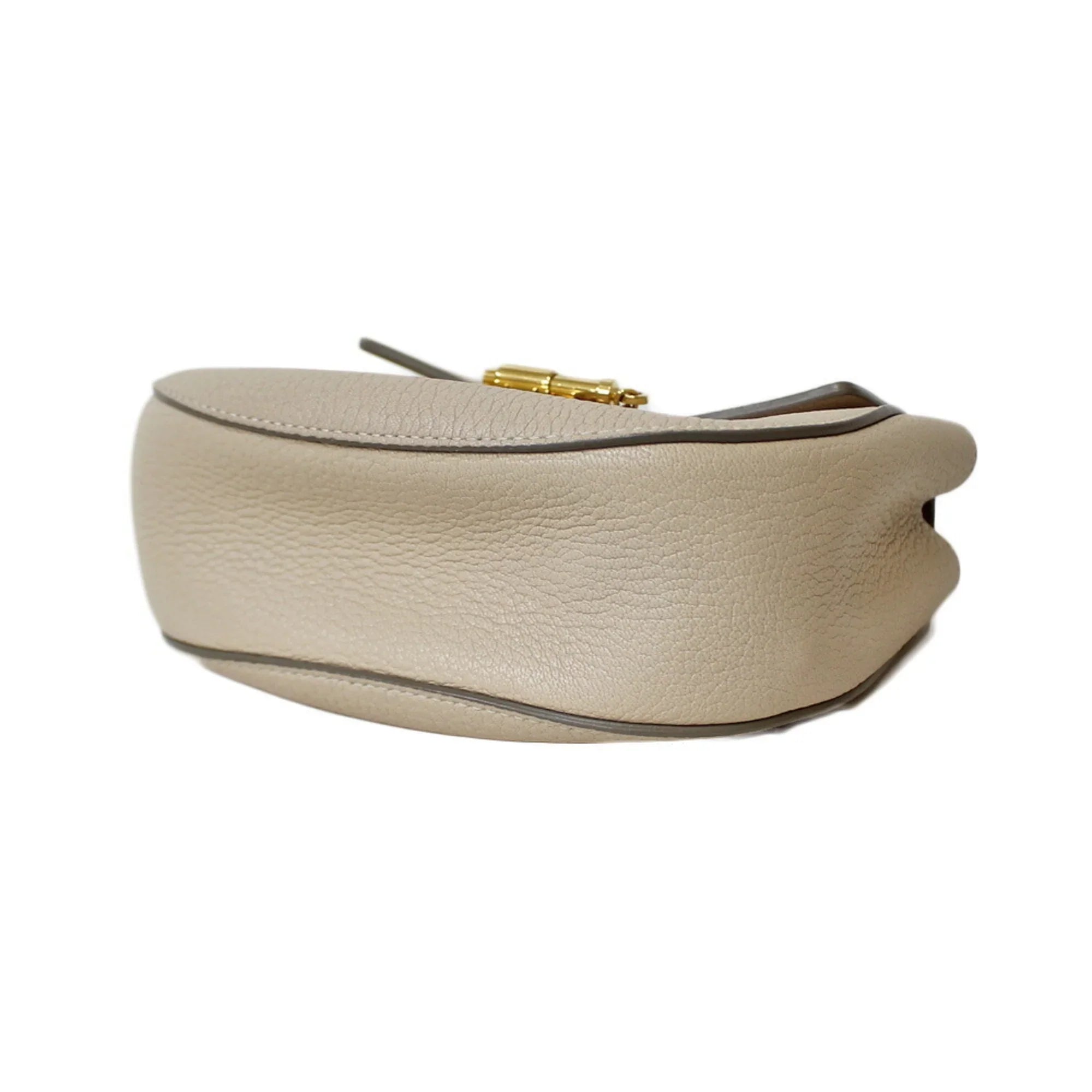 Pre-Owned Chloé Chloe Shoulder Bag Leather Beige Ladies Chain BRB01000000002558 (Fair)