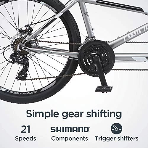 Schwinn twin tandem 20/ one size wheel bicycle, grey one frame size