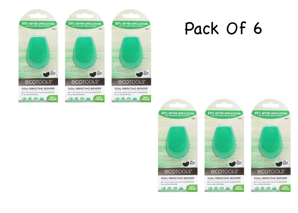 Ecotools Perfecting Blender, Makeup Beauty Sponge Pack of 6