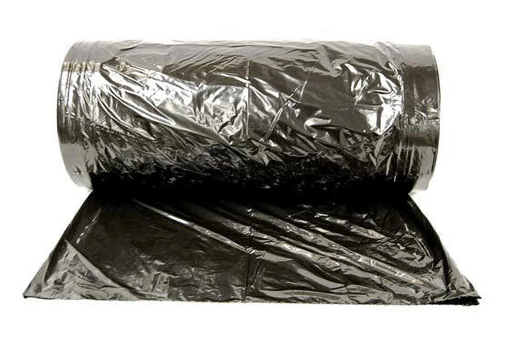 NAHANCO Plastic super weight garment bags on a roll, 72"H , Black - 249/ROLL