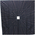 Pre-Owned Bvlgari Mania Silk Scarf Muffler Pattern Black BVLGARI | Ladies (Good)