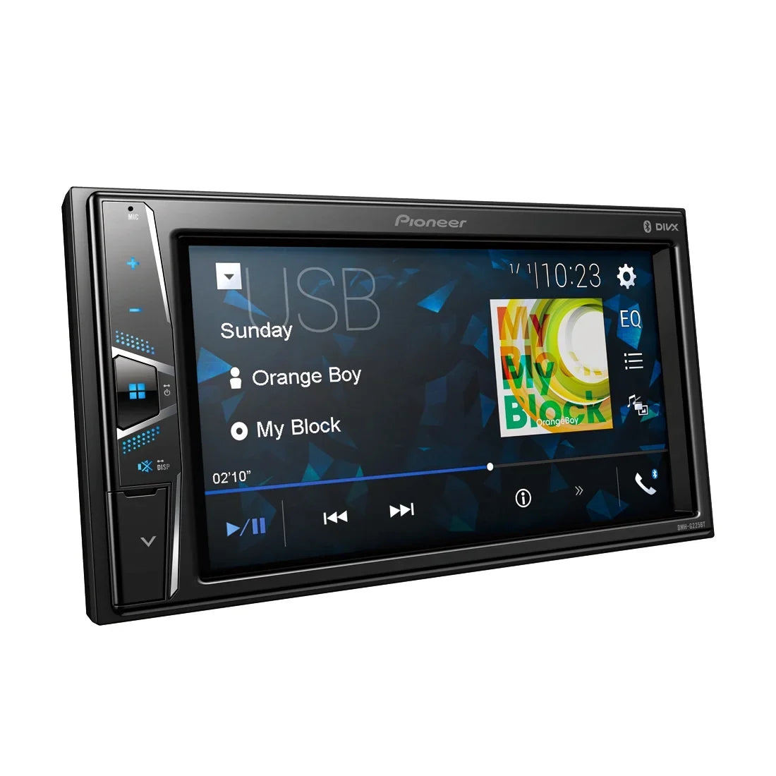 Pioneer DMH-G225BT 2-DIN Bluetooth Digital Media Receiver w/ 6.2" Monitor