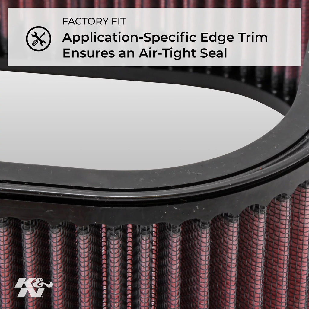 K&N Engine Air Filter: High Functionality Premium, Powersport Air Filter: 2018-2019 HONDA (GL1800 Gold Wing, Auto. DCT, Tour, Tour Airbag Auto. DCT) HA-1818