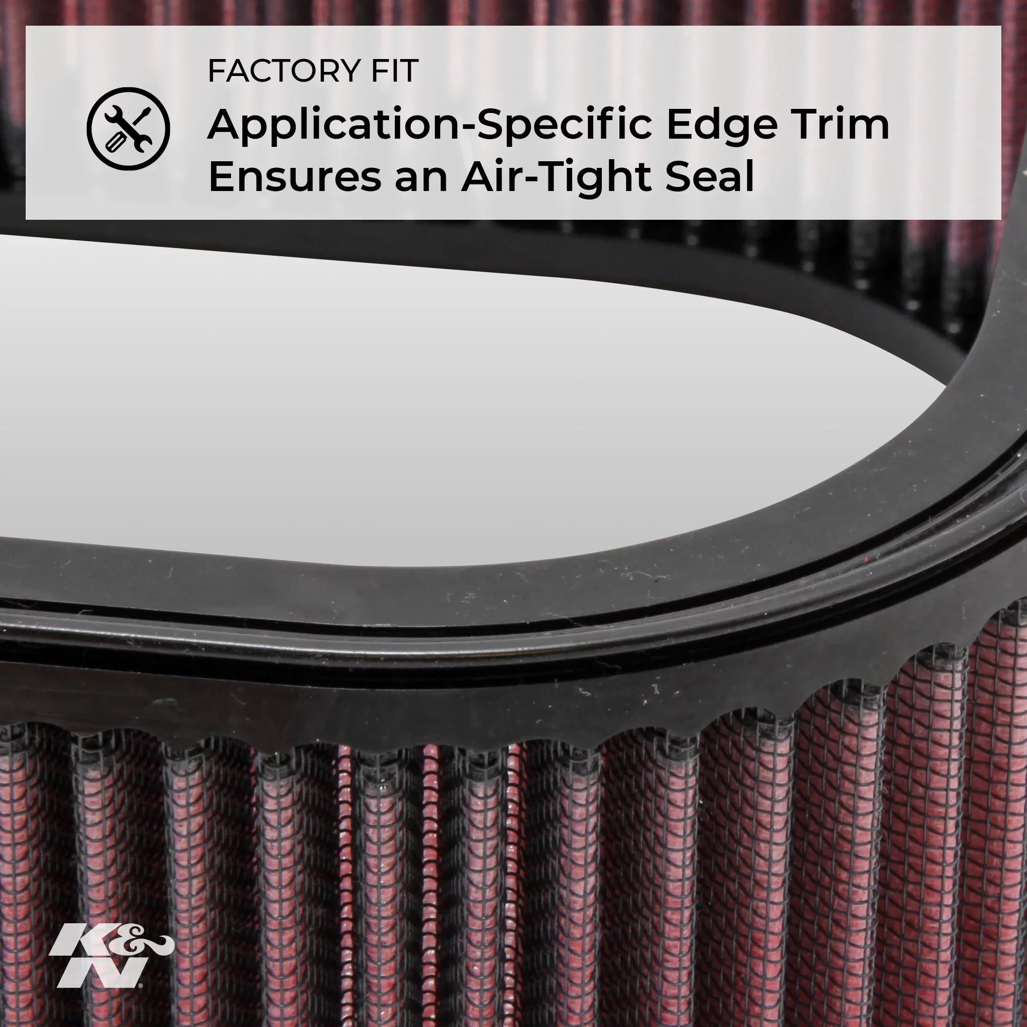 K&N Engine Air Filter: High Functionality Premium, Powersport Air Filter: 2018-2019 HONDA (GL1800 Gold Wing, Auto. DCT, Tour, Tour Airbag Auto. DCT) HA-1818
