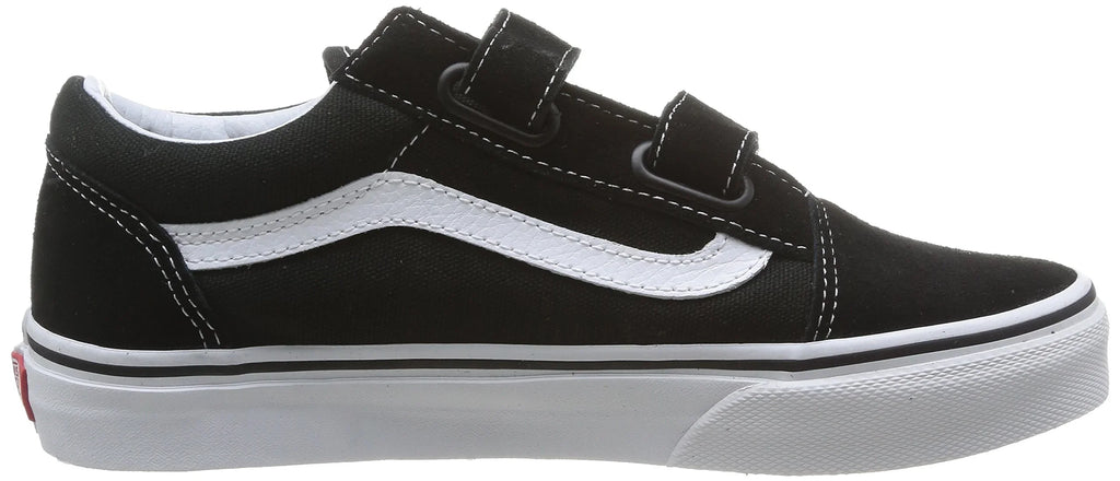 VANS Old Skool V Unisex/Child shoe size Kid 2.5 Athletics VN000VHE6BT Black/True White