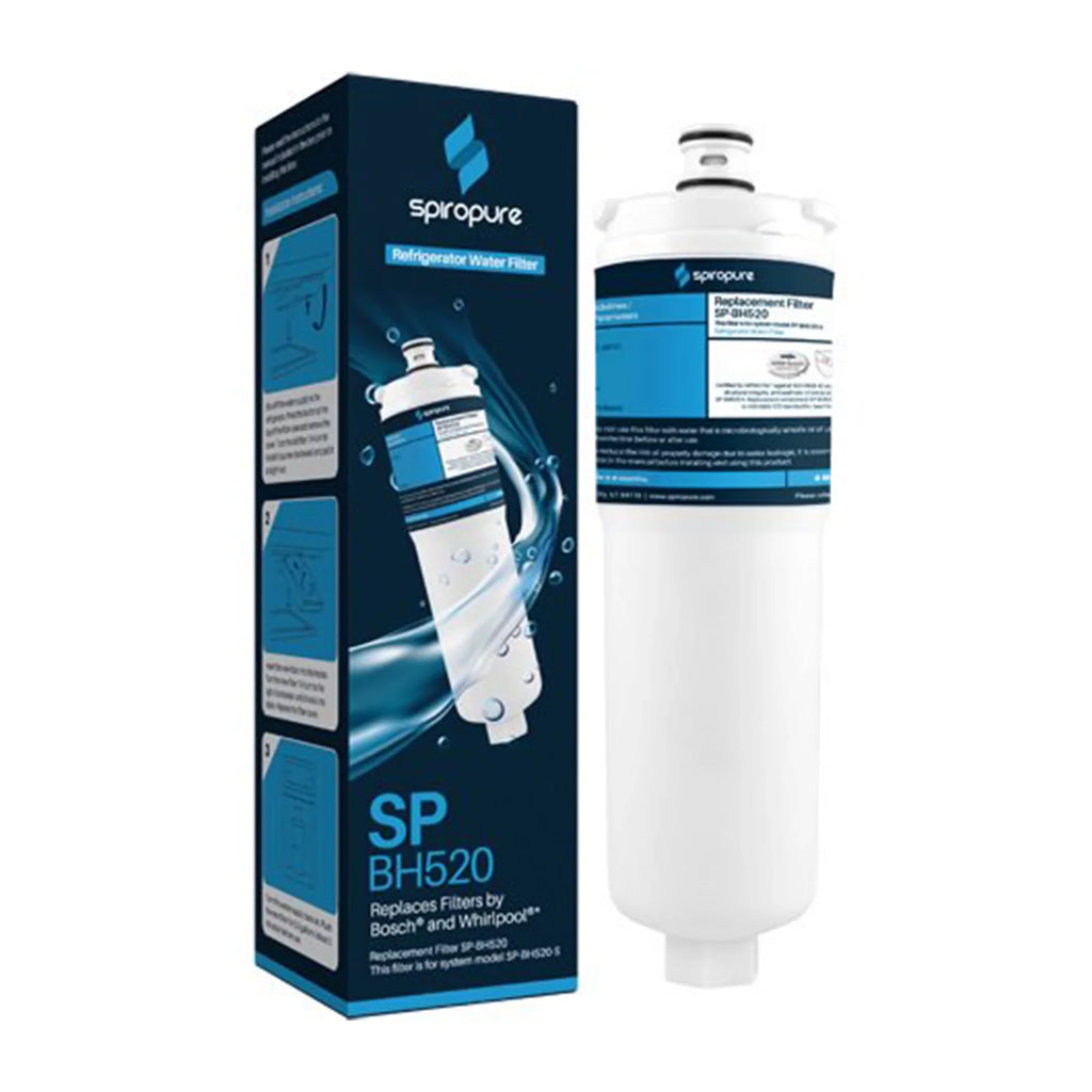 SpiroPure SP-BH520-3PK Refrigerator Liquid Filter Replacement Part, 3 Pack
