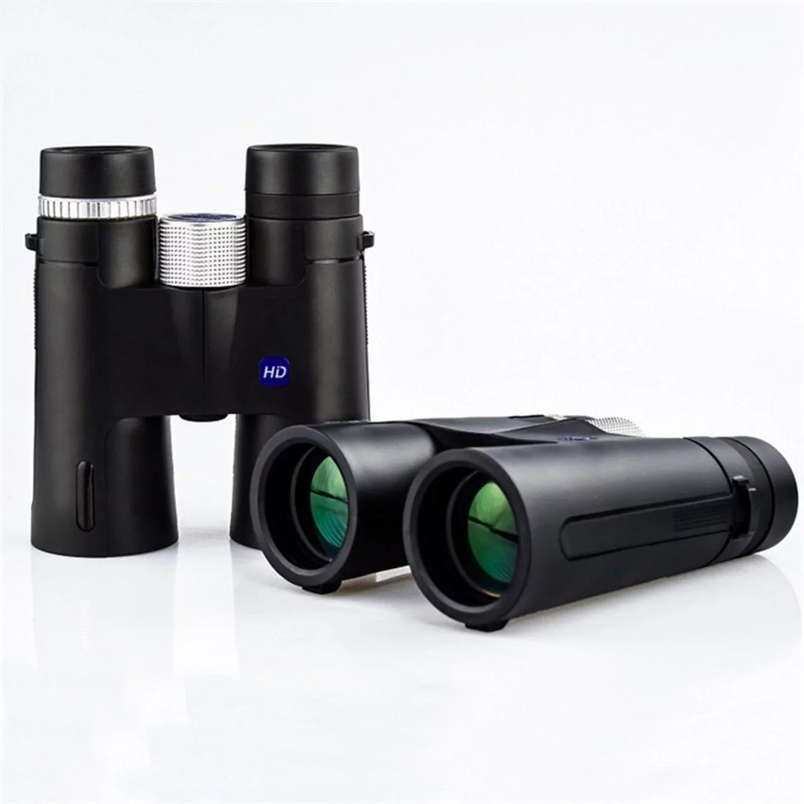 Back to School Savings! Feltree 12x42 Binoculars for Adults, Compact Binoculars with Low Light Night Vision, HD Clear High Power Large View Binoculars Adapter for Bird Watching, Hunting