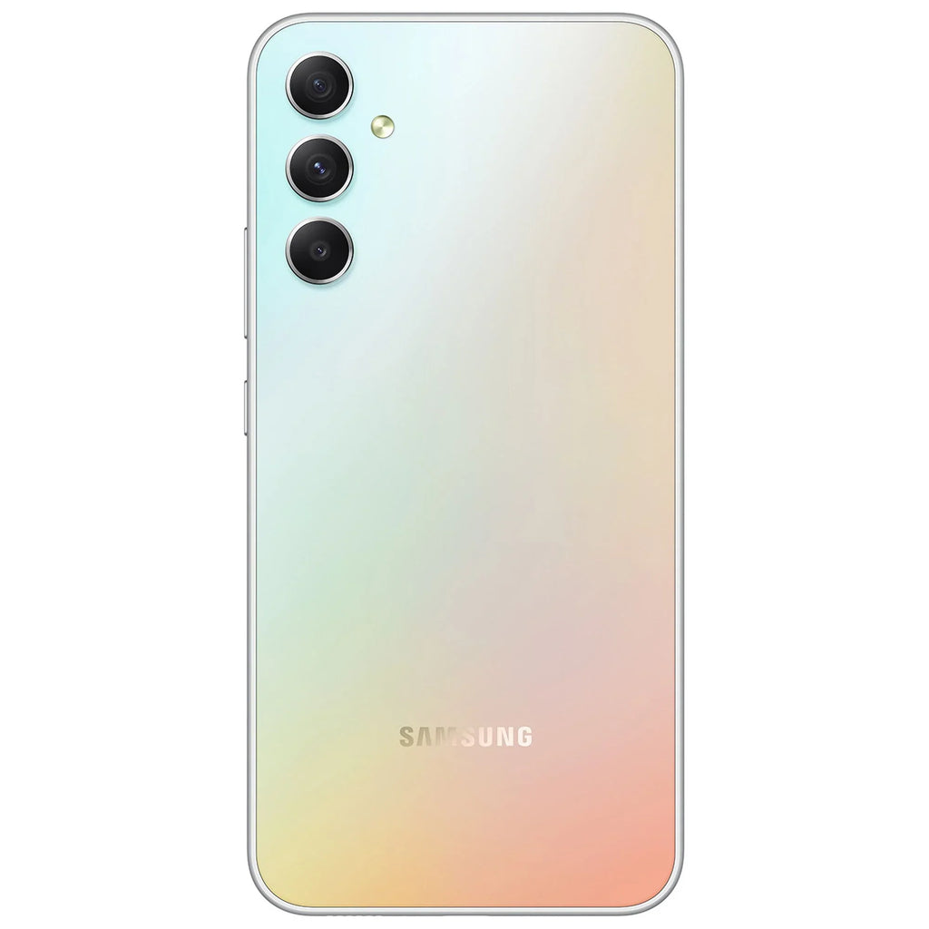 Restored Galaxy A34 5G A346M 128GB Dual SIM GSM Unlocked Android Smartphone (Latin Variant/US Compatible LTE) - Awesome Silver (Refurbished)