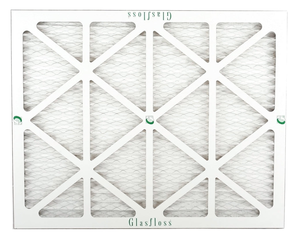 Glasfloss Air Filter 16x20x2 - 2" MERV 10 - (Pack of 12) - Pleated AC or HVAC Air Filter - Furnace Air Filter - Home or Office - Made In The USA.