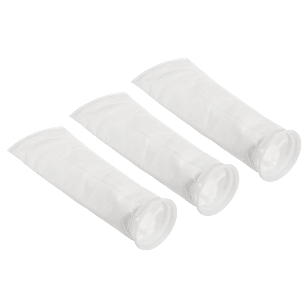 Uxcell 4 Inch Ring Filter Socks, 3 Pack 50 Micron Mesh Bags Pool Skimmer Basket