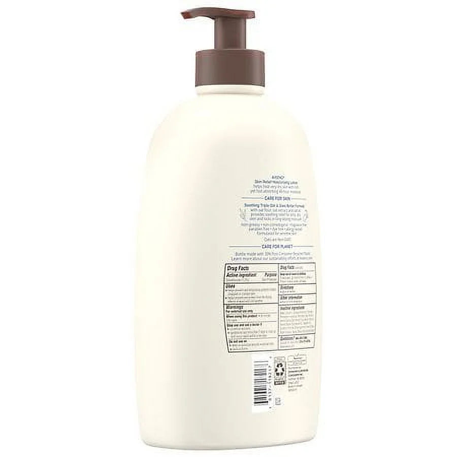 Aveeno Skin Relief Moisturizing Lotion for Very Dry Skin Fragrance-Free 33.0 fl oz Pack of 2
