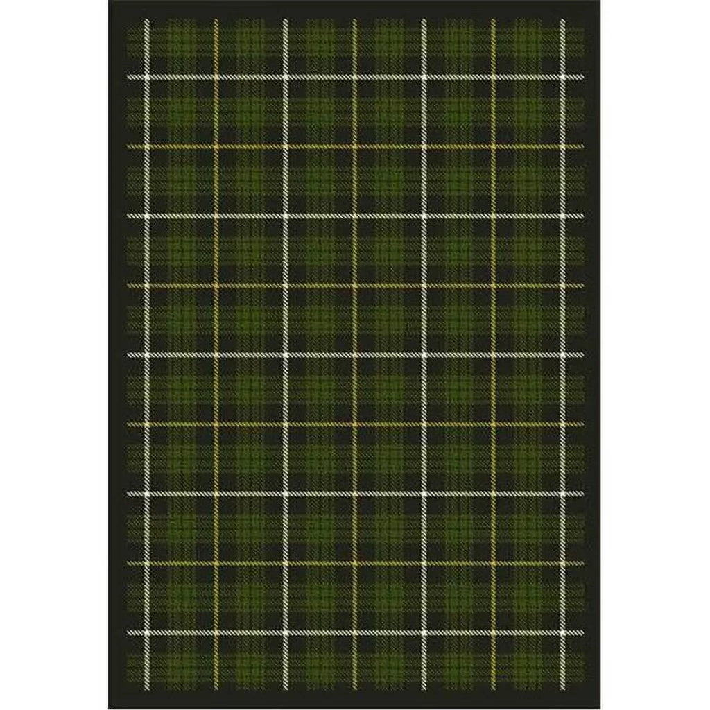 Joy Carpets Bit O ft. Scotch Pine 3 ft.10 in. x 5 ft.4 in. WearOn Nylon Machine Tufted- Cut Pile Whimsy Rug