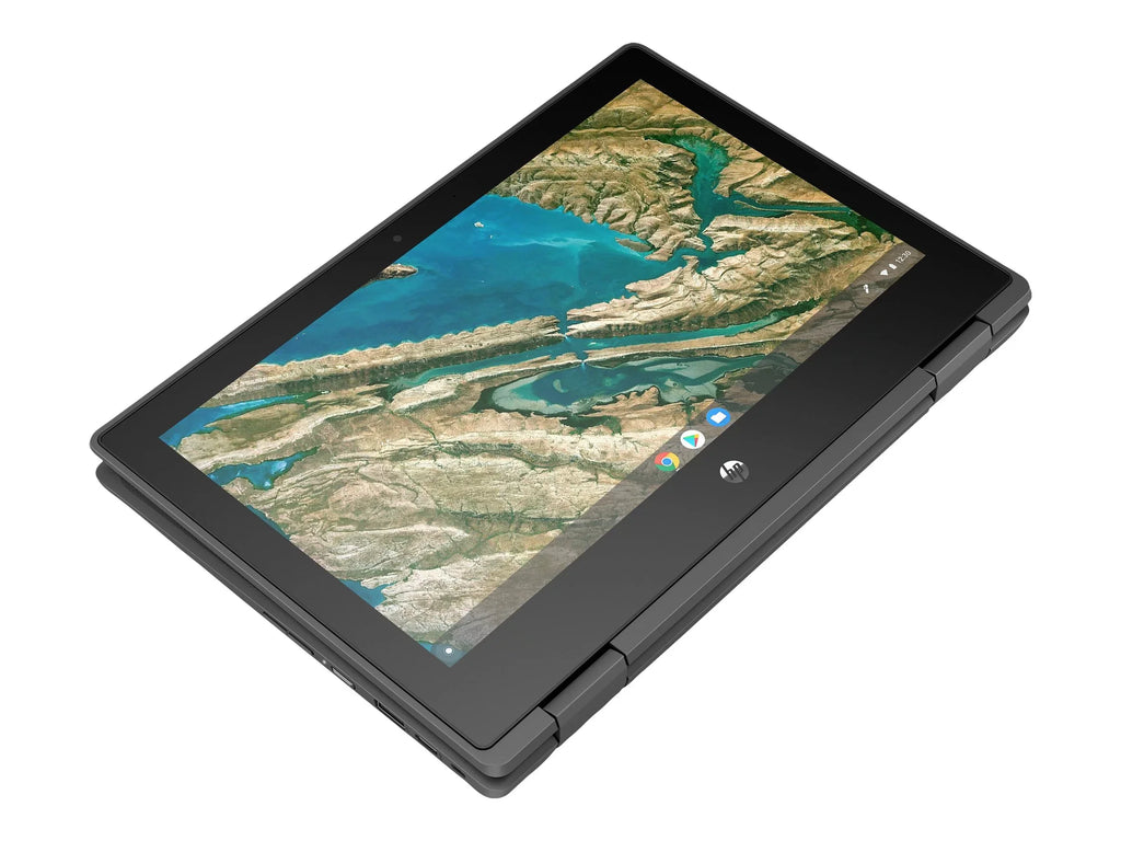 Chromebook x360 11 G3 Education Edition - Flip design - Celeron - N4020 / up to 2.8 GHz - Chrome OS - UHD Graphics 600 - 4 GB RAM - 32 GB eMMC - 11.6" IPS Monitor 1366 x 768 (HD) - Wi-Fi 5 - chalkboard gray - kbd: US