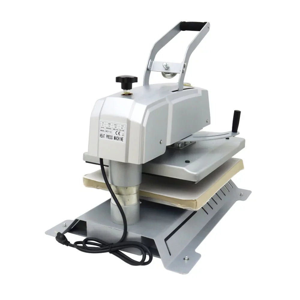 INTBUYING 16x20in Semi-Auto Heat Press Machine Magnetic Heat Sublimation Transfer T-Shirt Printing