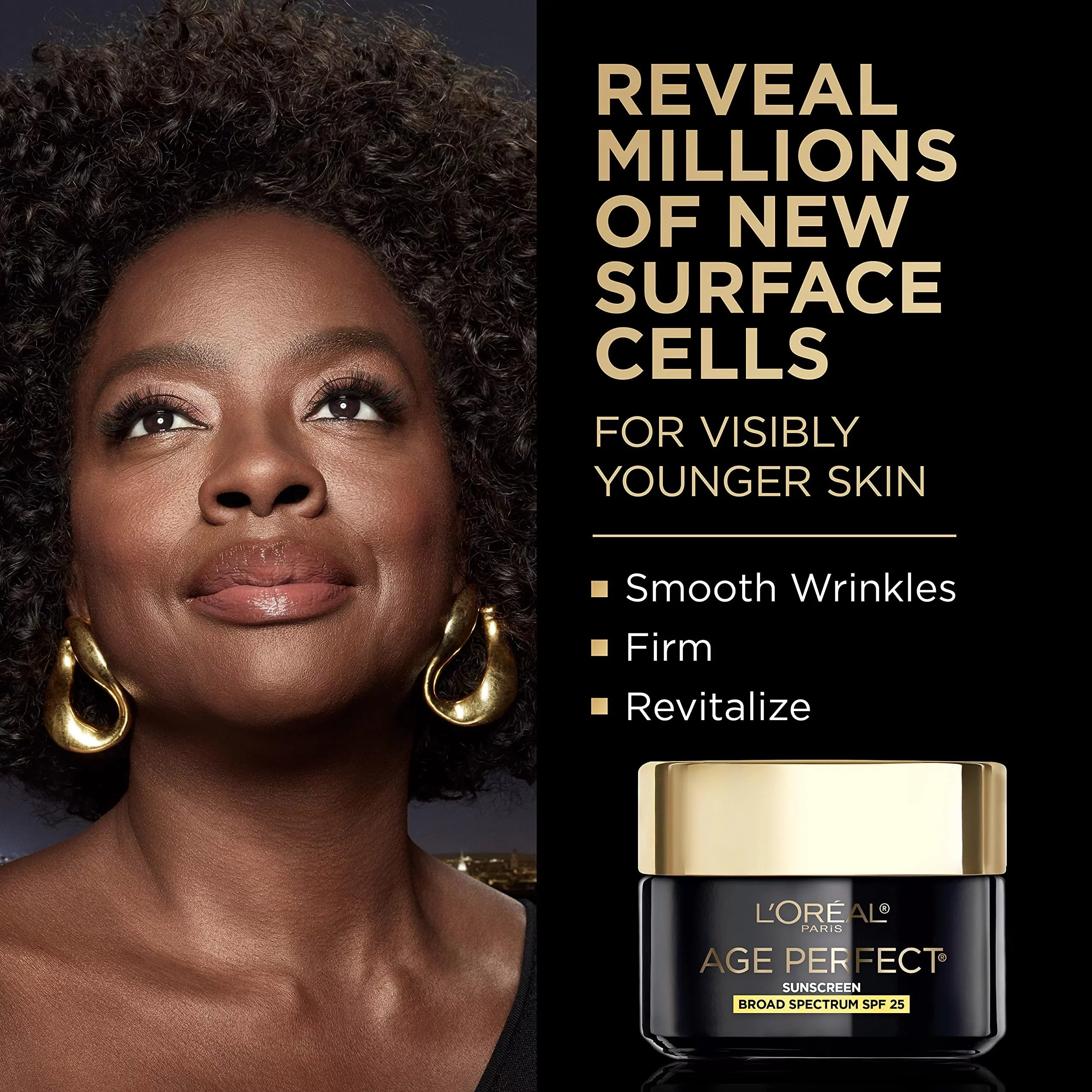 L’Oréal Paris Age Perfect Cell Renewal Anti-Aging Day Moisturizer With Broad Spectrum Spf 25 Monitor Antioxidants, And Vitamin E 1.7Oz