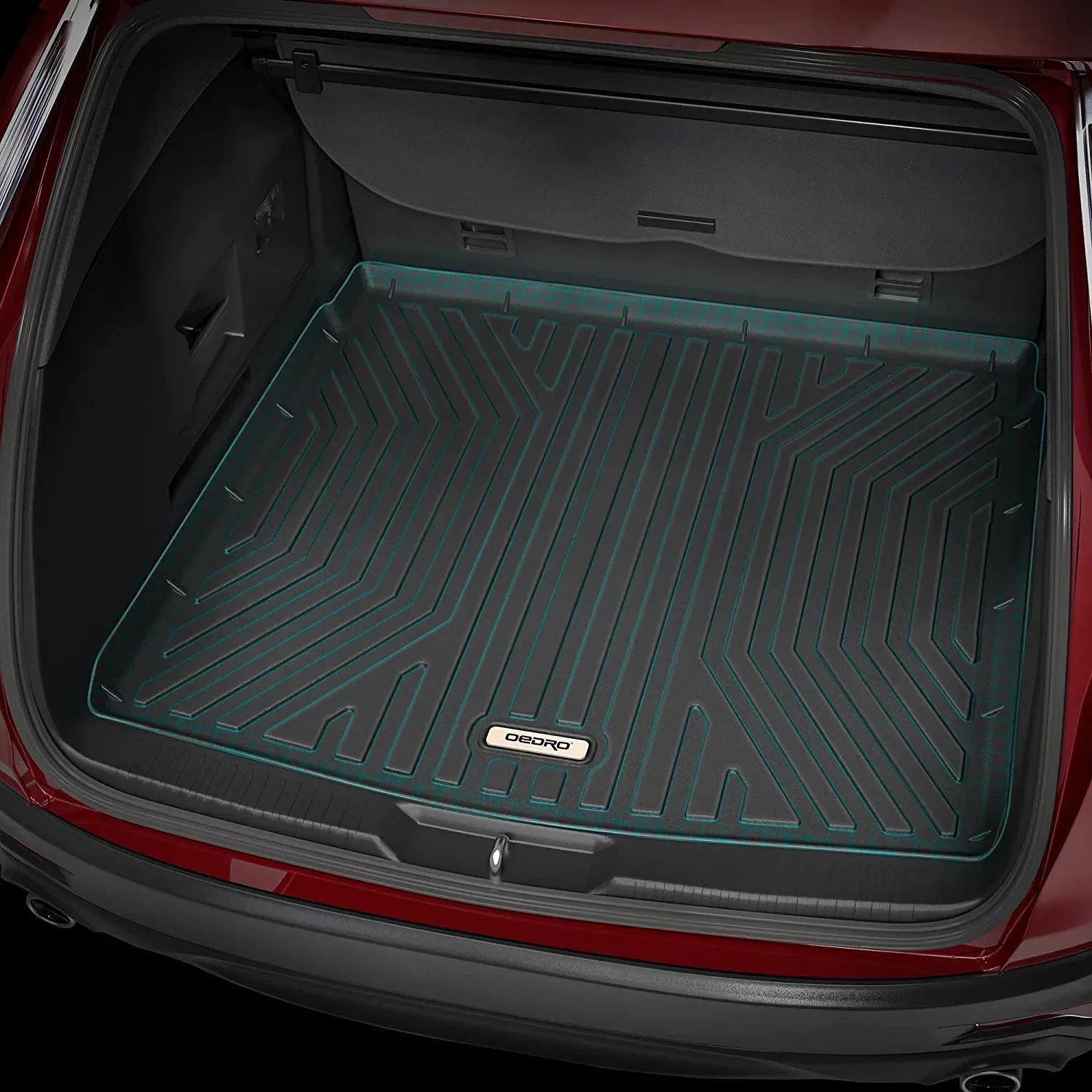 Ledkingdomus Cargo Mats for Trunk Liner Floor Mat 3D Molded All-weather for 2017-2021 Mazda CX-5