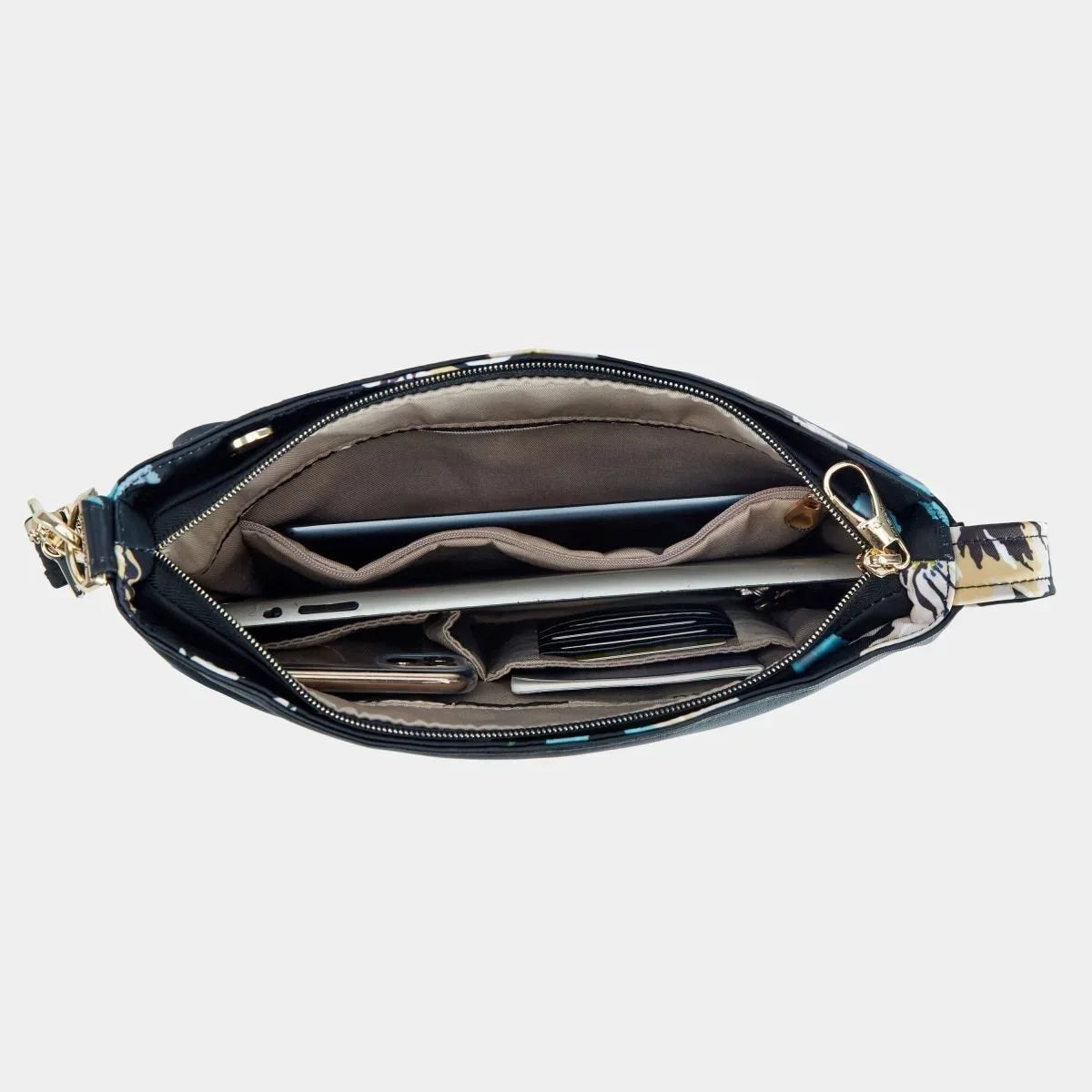 Travelon Addison Bucket Bag Midnight Floral - 43491-50C