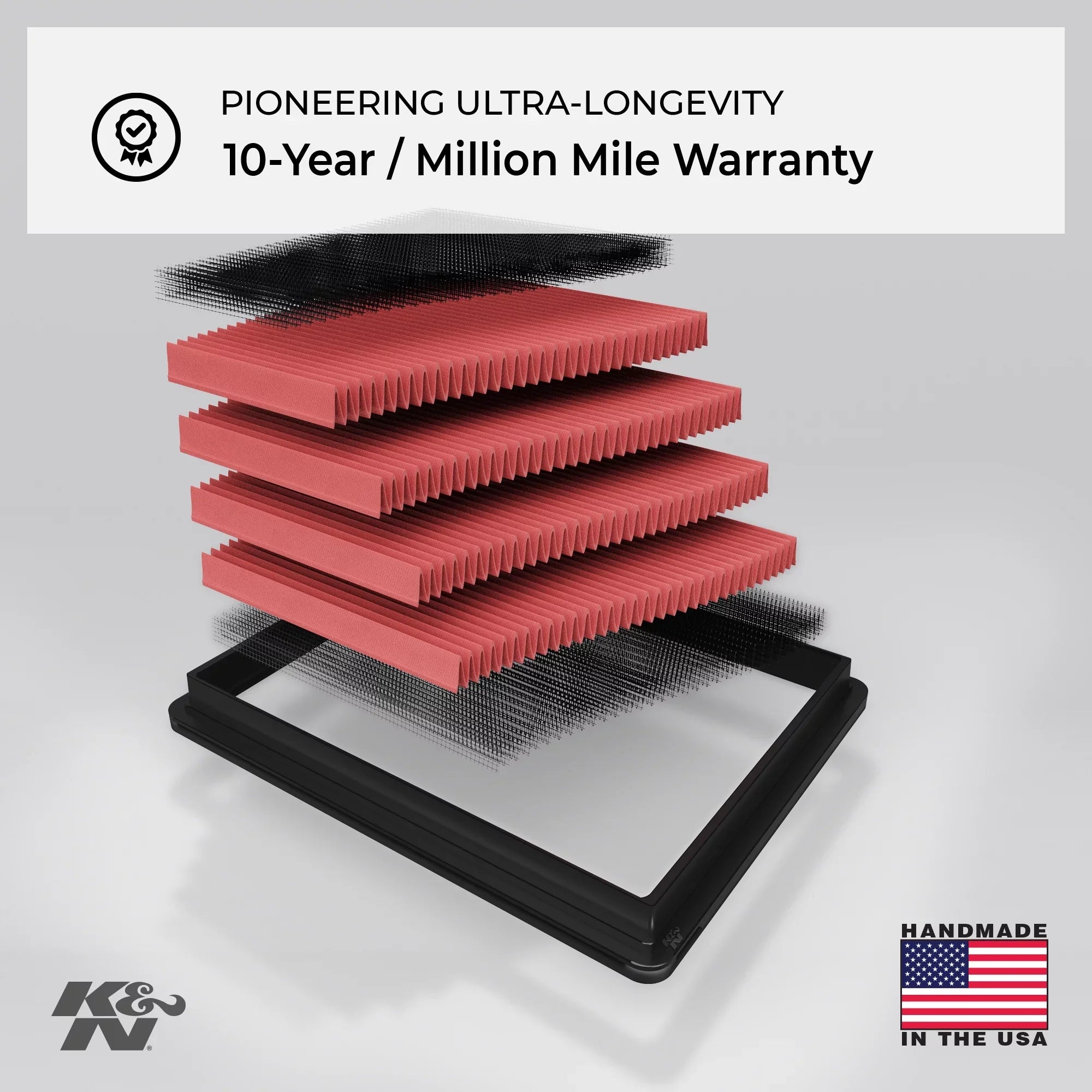 K&N Engine Air Filter: High Capability Premium, Powersport Air Filter: 1989-1998 HONDA (PC800 Pacific Coast) HA-8089