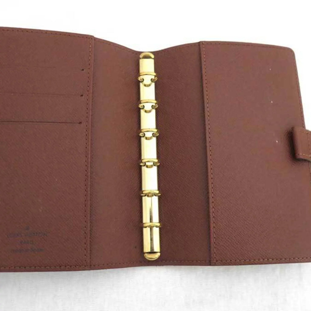 Pre-Owned Louis Vuitton LOUIS VUITTON Notebook Cover Monogram Agenda PM Canvas Brown Unisex R20005 (Good)