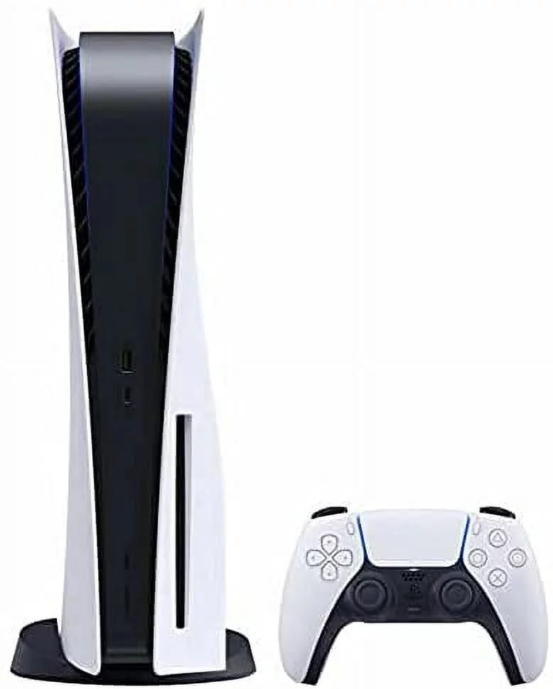 TEC PlayStation_PS5 Gaming Console (Disc Version) with One Extra Controller Bundle