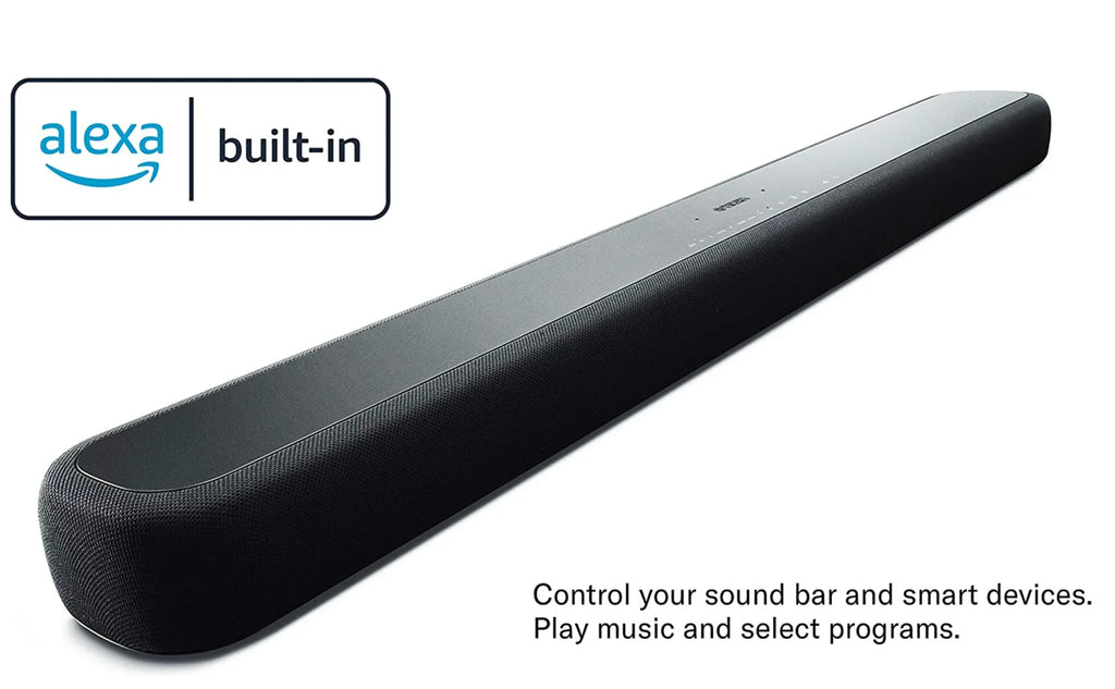 Open Box Yamaha Sound Bar with Wireless Subwoofer Bluetooth ATS-2090 Black NO REMOTE