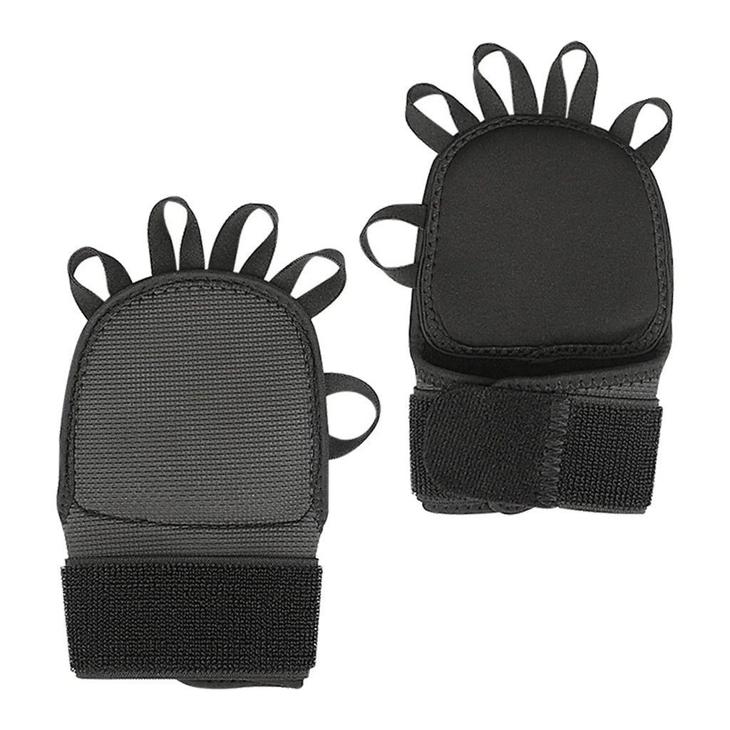 AMLESO 5xGymnastics Hand Grips Power Lifting Grips for Shrugs Deadlifting Kettlebells