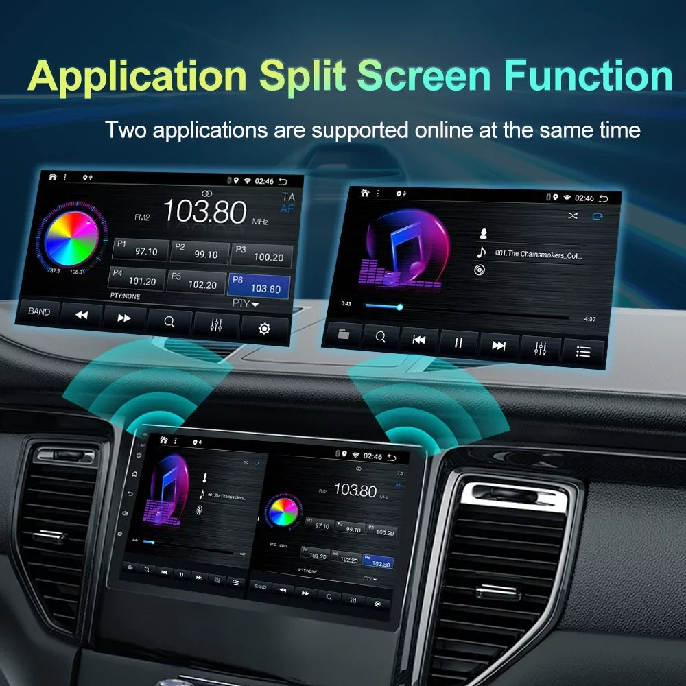 For Toyota Tacoma N300 2016-21 Head Unit Android 13 Radio 4+32GB with Carplay GPS Bluetooth Backup Camera