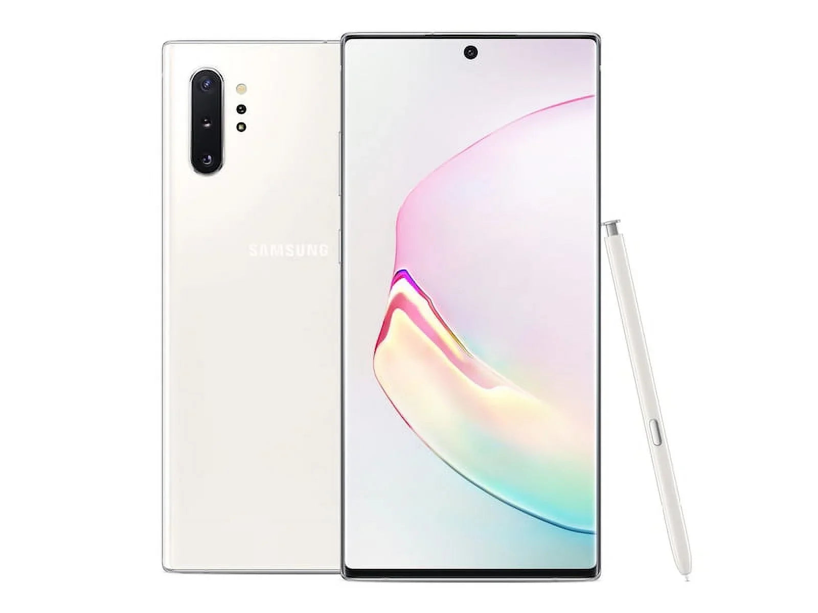 Restored Galaxy Note 10+ Plus GSM Unlocked Cell Phone 256GB Aura White (Refurbished)
