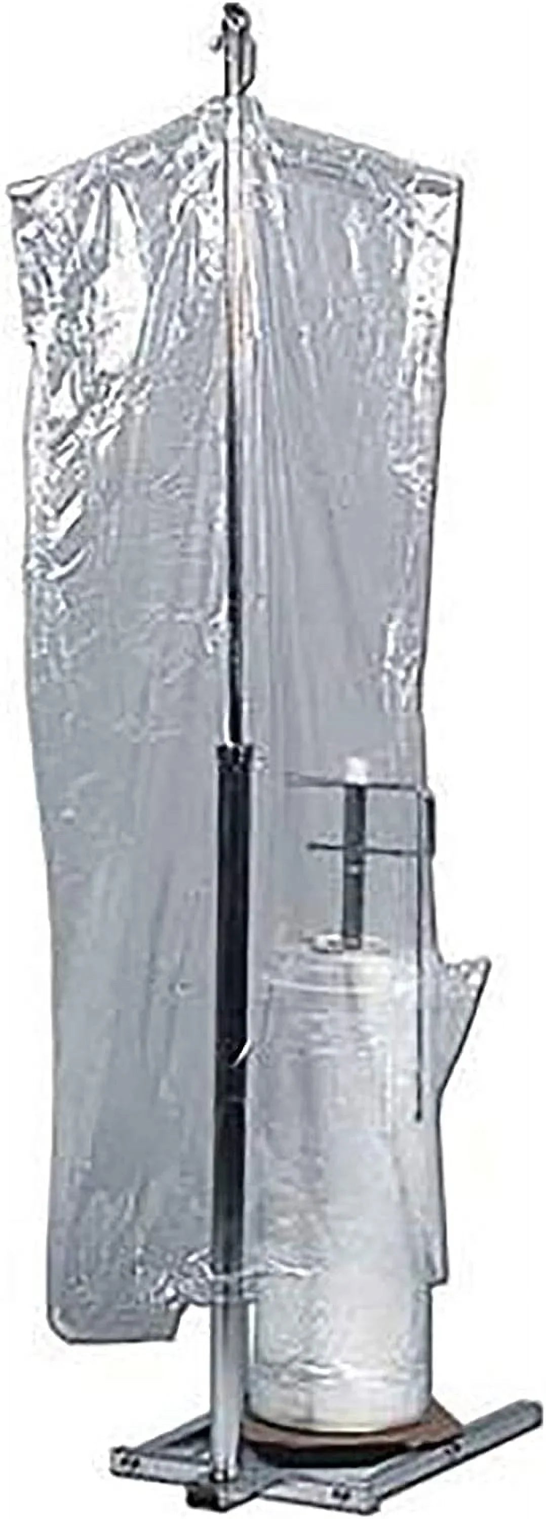 CHNKH Chrome Single Roll Garment Bag Rack