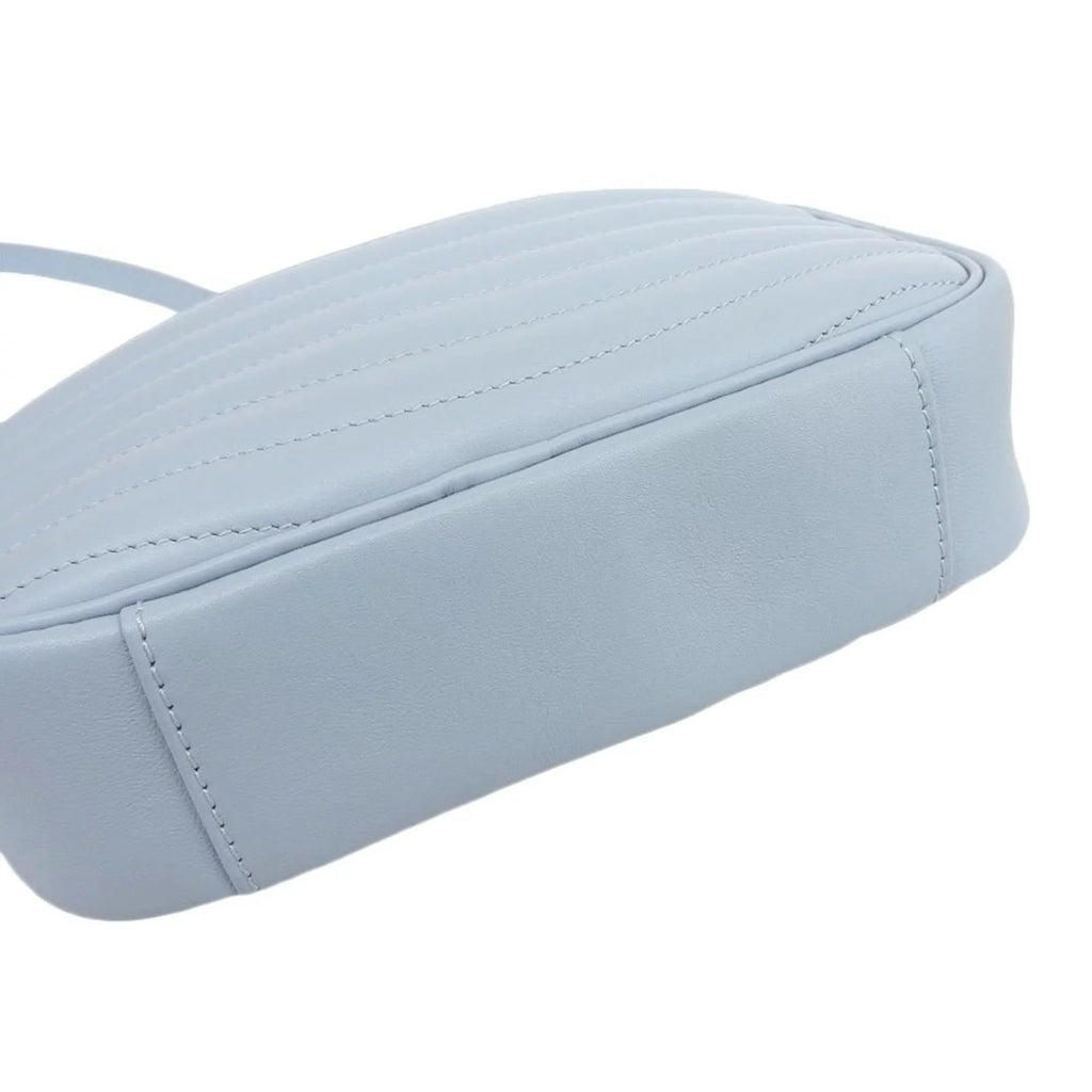 Pre-Owned Louis Vuitton LOUIS VUITTON Epi New Wave Camera Bag Shoulder LV Light Blue M55329 (Like New)