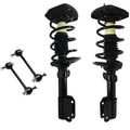 Detroit Axle - Rear Struts Sway Bars for 1997-2005 Buick Century 97-03 Pontiac Grand Prix 97-04 Regal [Excludes 18" Wheels] Complete 2 Struts with Coil Spring 2 Sway Bar Links Replacement