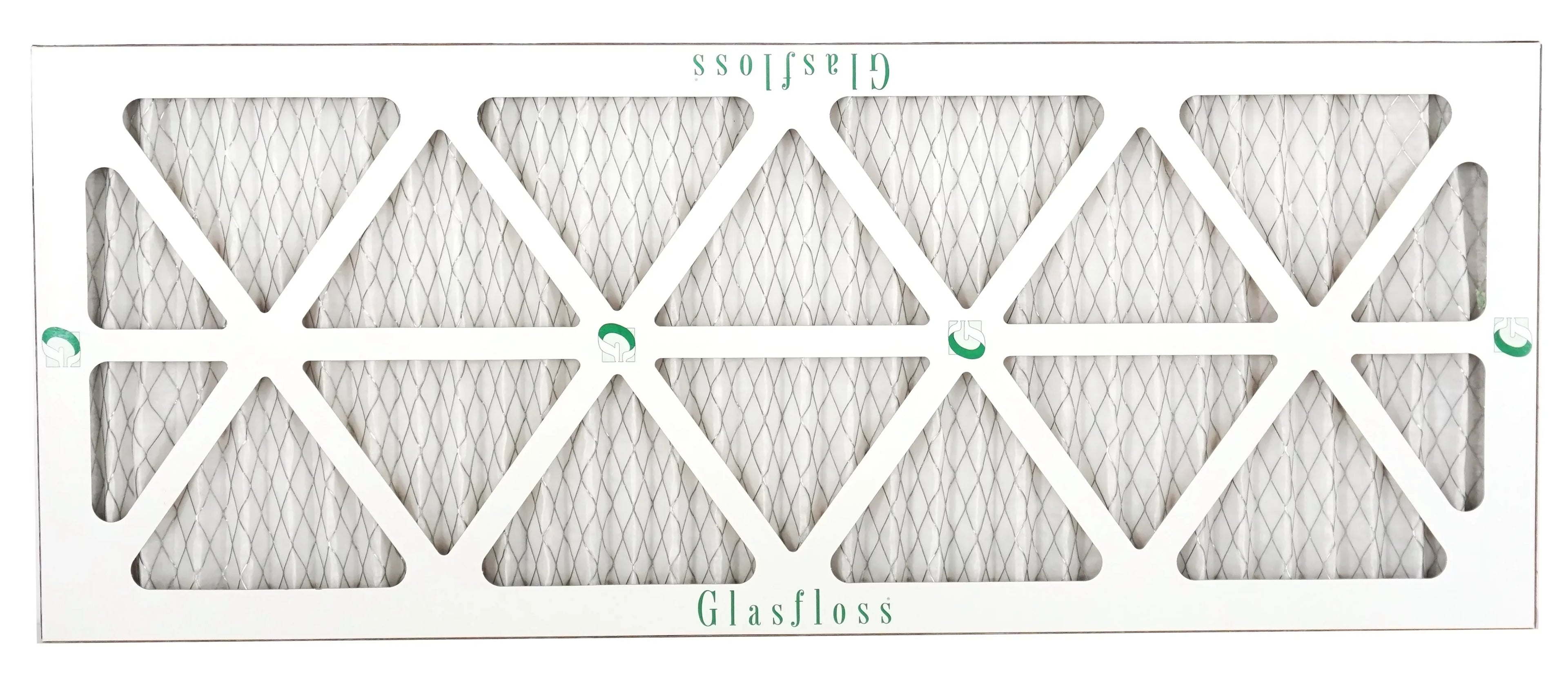 Glasfloss Air Filter 10x30x2 - 2" MERV 10 - (Pack of 6) - Pleated AC or HVAC Air Filter - Furnace Air Filter - Home or Office - Made In The USA.