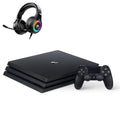 PlayStation 4 Pro 1TB Gaming Console Black Included BOLT AXTION Bundle Like New