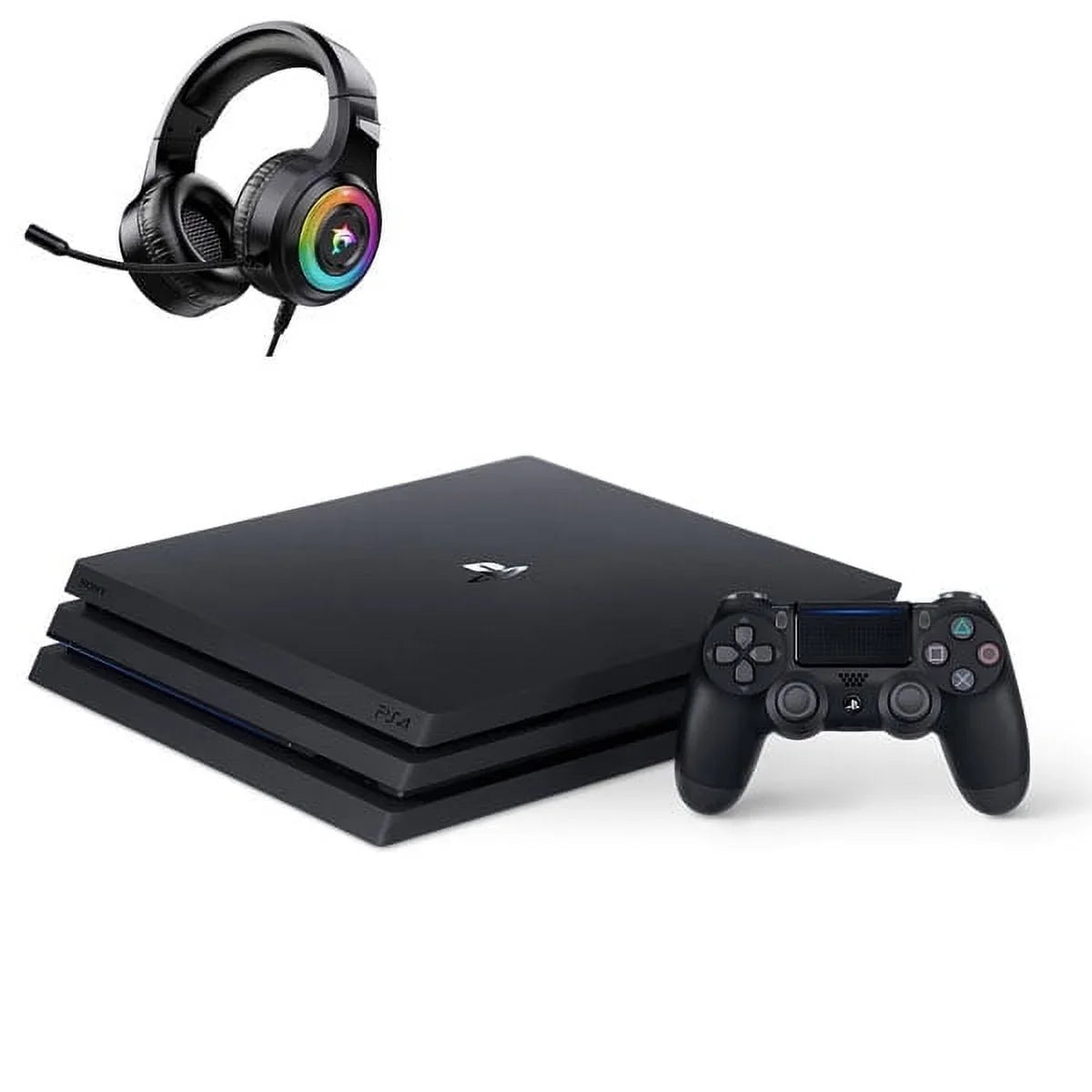 PlayStation 4 Pro 1TB Gaming Console Black Included BOLT AXTION Bundle Like New