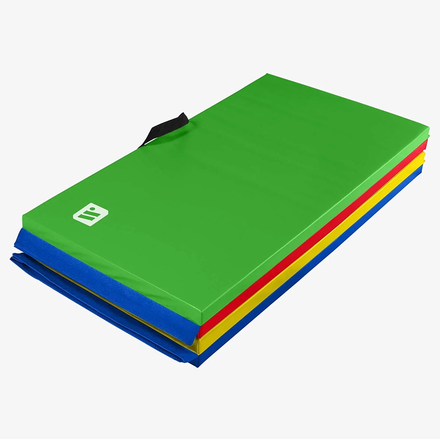 We Sell Mats Folding Personal Fitness Exercise Mat, 4' x 8' Multi-Color