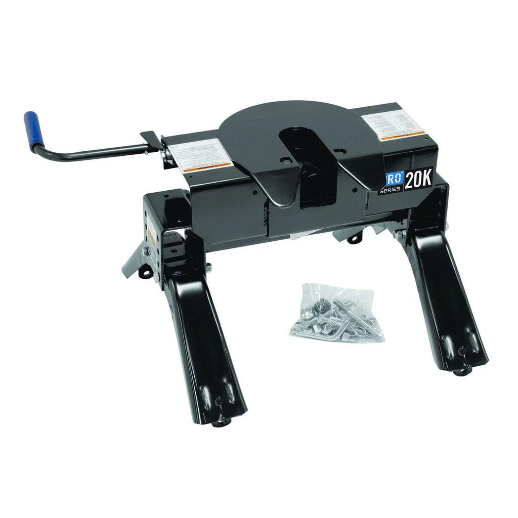 (2 Boxes-30118+30727)Pro Series 20K 5Th Wheel Hitch(30124 Or 30035 Rail Sold Separately) Replacement Auto Part, Easy to Install