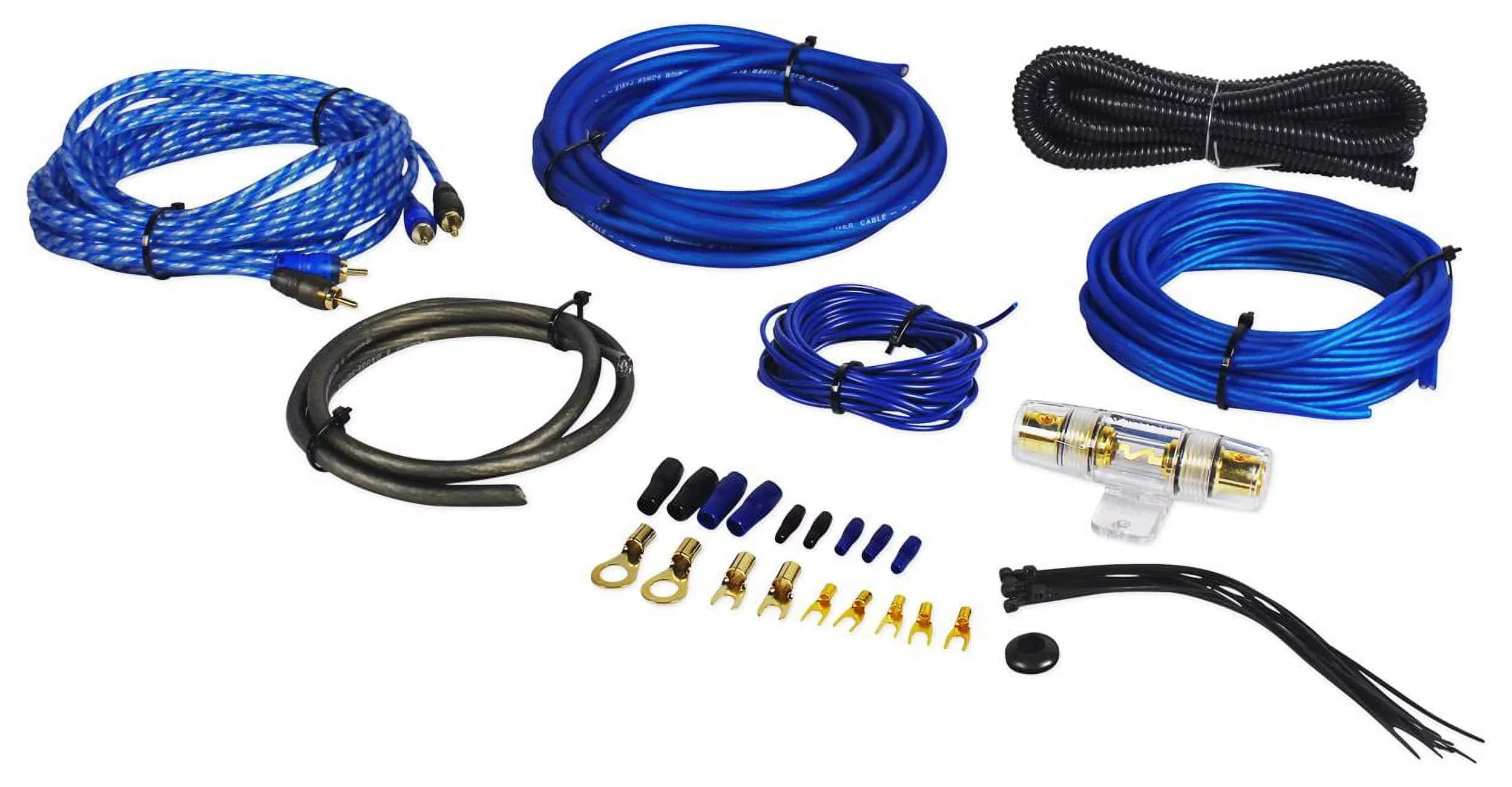 Rockville RG212CA 2000w Dual 12 inches Vented Powered Car Subwoofer Enclosure+Amp Kit