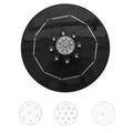 Guichaokj 1 set of Outdoor Solar Fountain Creative Fountain Pond Fountain with LED Light