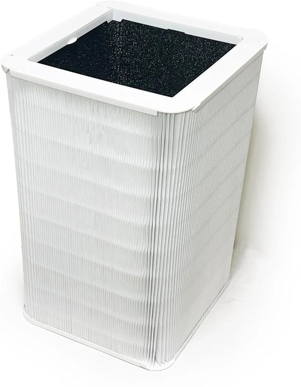 Nispira Collapsible True HEPA Particle Activated Charcoal Filter Replacement Compatible with Blueair Blue Pure 121 Large Air Purifier 620 SQ.FT | Remove Smoke VOCs | 3 Pack