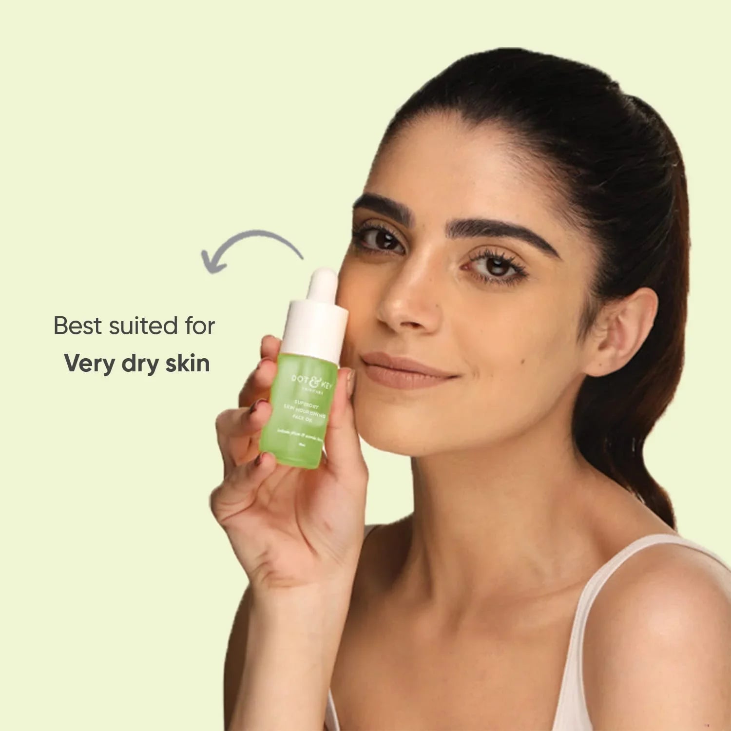 Dot & Key Superfood Skin Nourishing Face Oil | Avocado Oil, Jojoba Oil, Flaxseed Oil, Sunflower Oil, Moringa Seed Oil, Macadamia Seed Oil, Apricot Oil | Vegan Face Oil For Very Dry