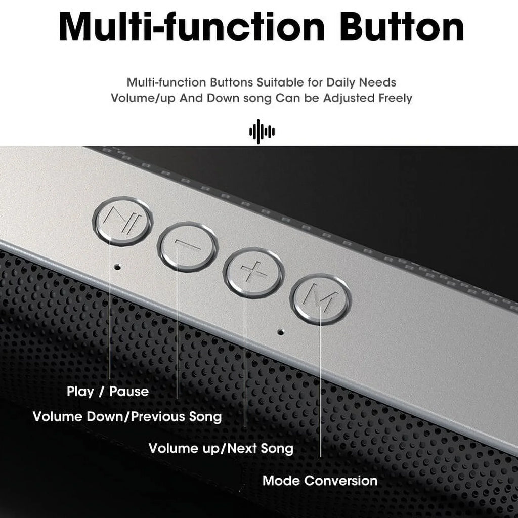 6D Surround Bluetooth Speaker Stereo Subwoofer Home Wireless Computer Sound Bar