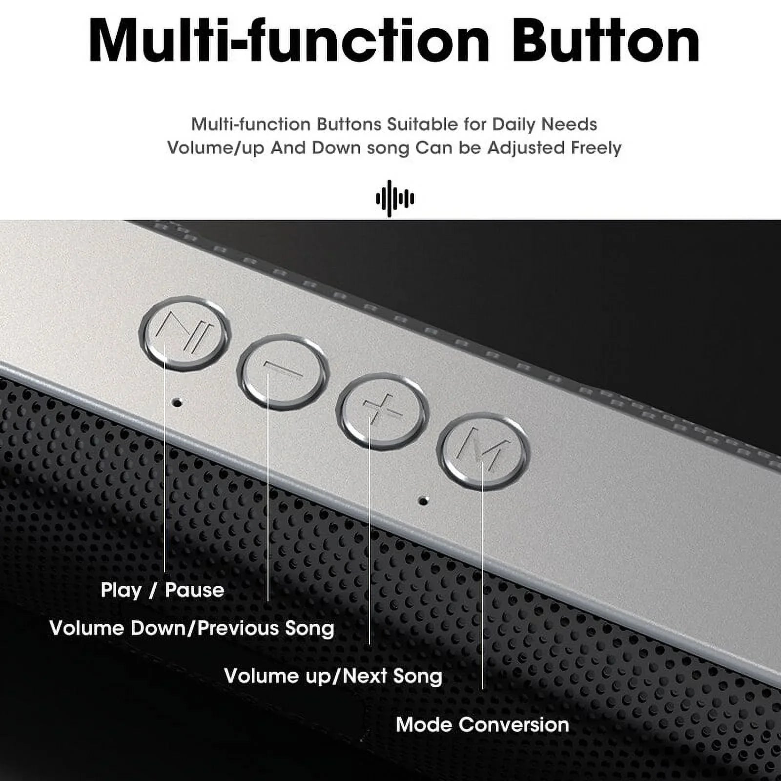 6D Surround Bluetooth Speaker Stereo Subwoofer Home Wireless Computer Sound Bar