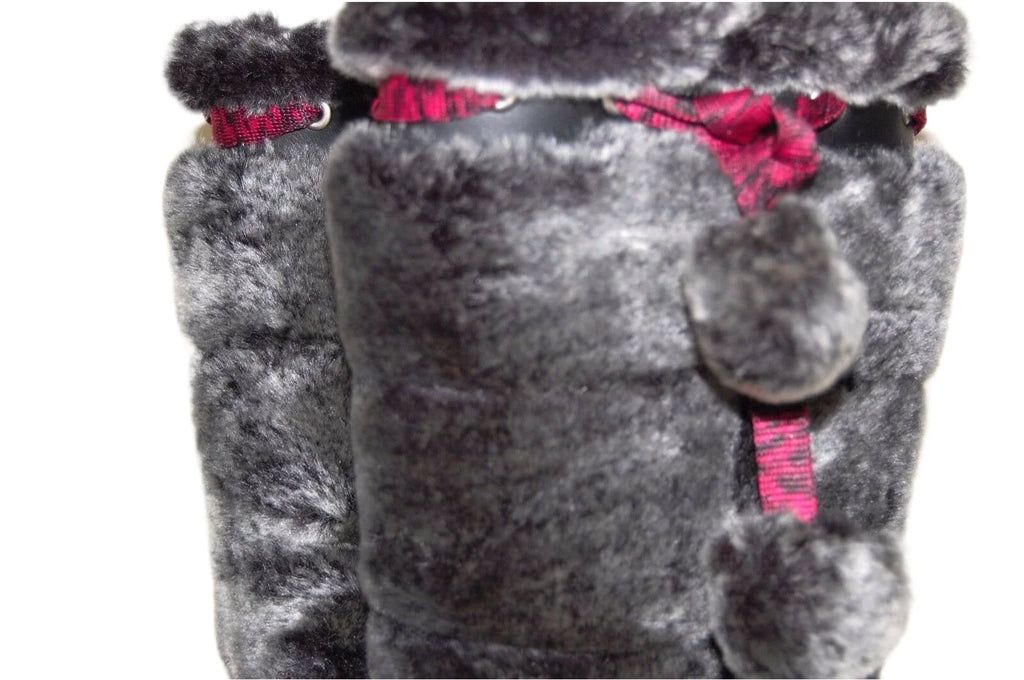 Timberland Preschool Youth Winterberry Tall Fur Medium Boot Black 59794 size 13.5 US