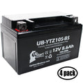 4-Pack UpStart Battery Replacement for 2010 Yamaha YZF-R1 1000CC Factory Activated, Maintenance Free, Motorcycle Battery - 12V, 8.6Ah, UB-YTZ10S-BS