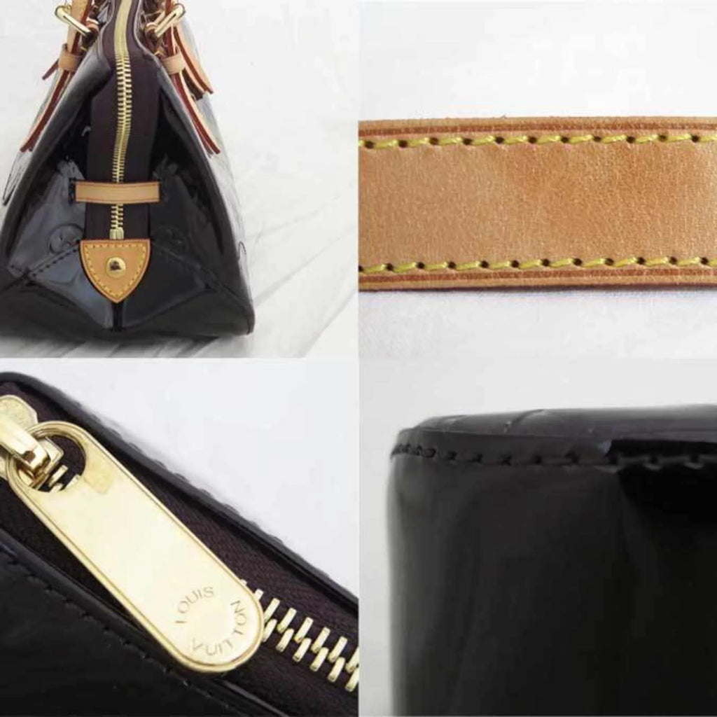 Pre-Owned Louis Vuitton Bag Monogram Vernis Rosewood Avenue Amaranto x Patent Leather Shoulder Handbag Ladies M93510 (Good)