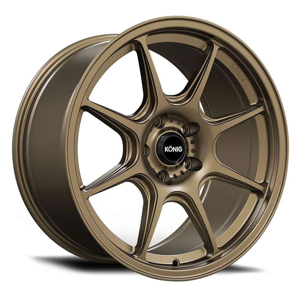 Konig 102BZ Lockout 17x8 5x100 +38et Matte Bronze Wheel