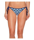 Tommy Bahama PLUNGE BLUE Shibori Reversible Bikini Swim Bottom, US Large/14