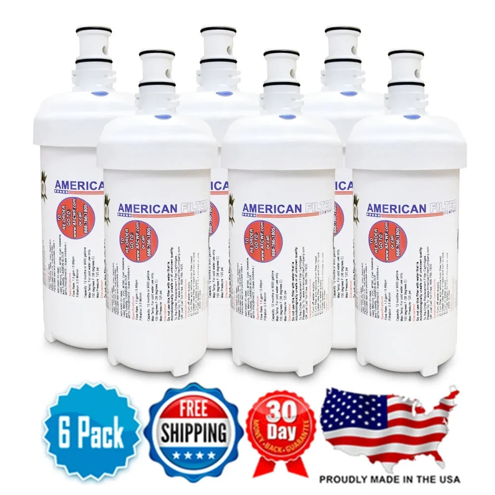 AFC Brand , Liquid Filters , Model # AFC-HC351S , Compatible with 3M® AquaPure® HC355-S - 6 Filters - Made in U.S.A.