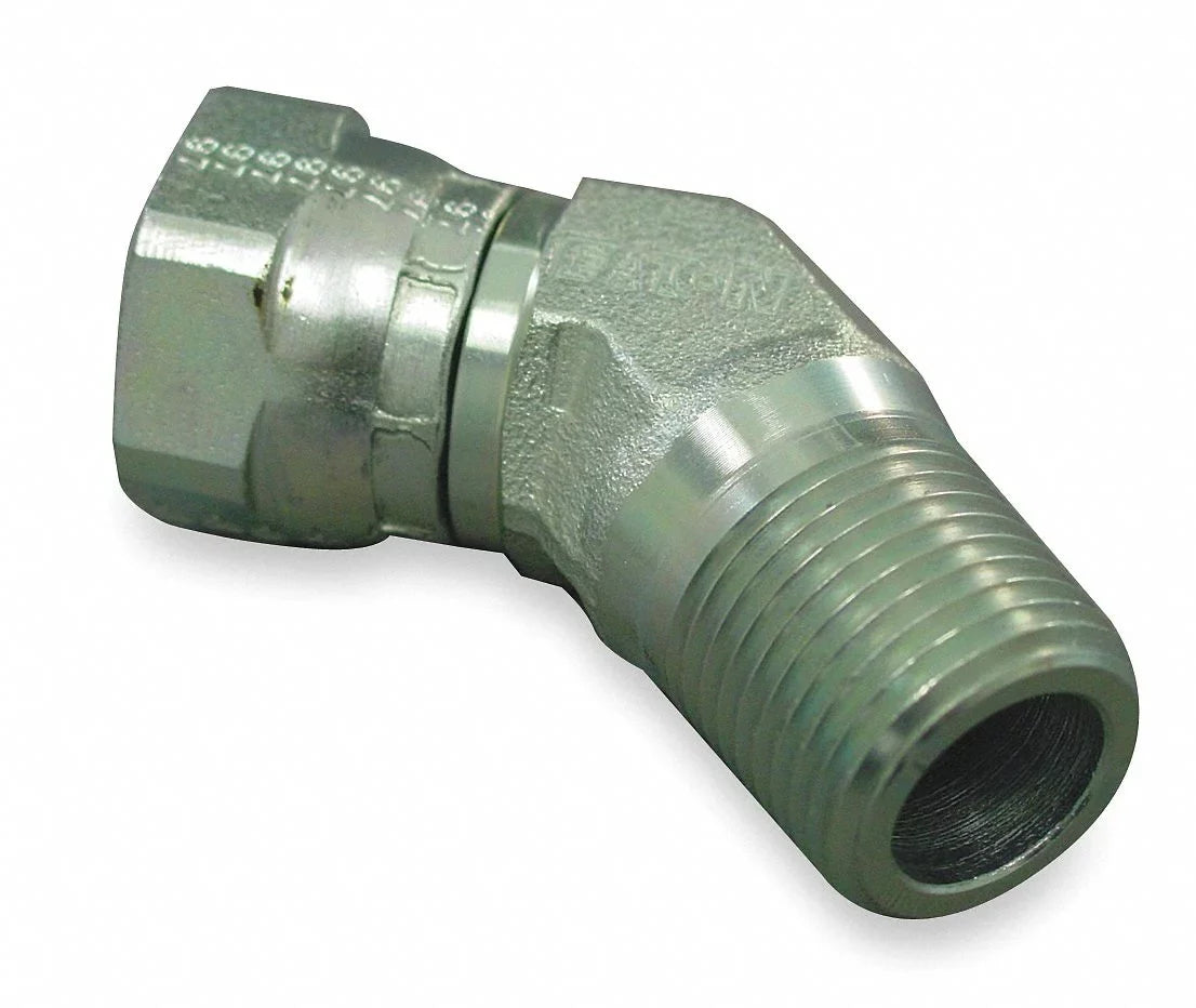 Hansen Hose Adapter,1/4",NPSM,1/4",NPTF 9355X4X4